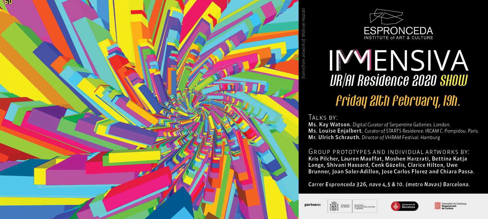 Immensiva residency flyer